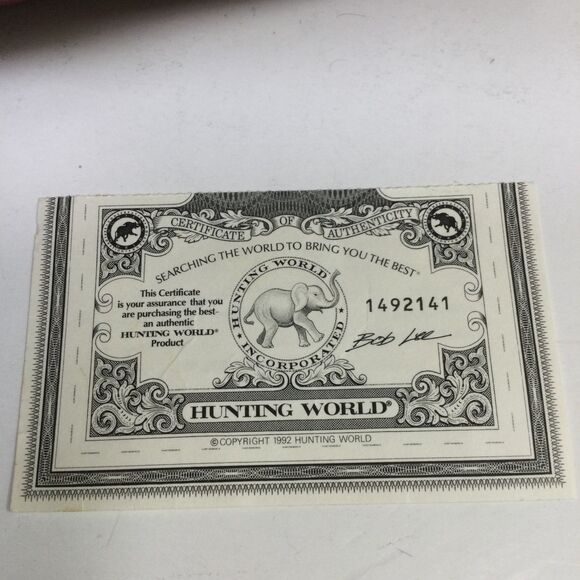 Hunting World Women's Leather Clutch Bag Red One Size - Picture 12 of 14